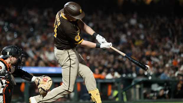San Diego Padres first baseman Garrett Cooper